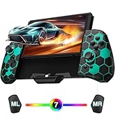 FUNLAB Luminpad Ergonomic Switch Joypad Controller Compatible with Nintendo Switch/OLED, Wireless...