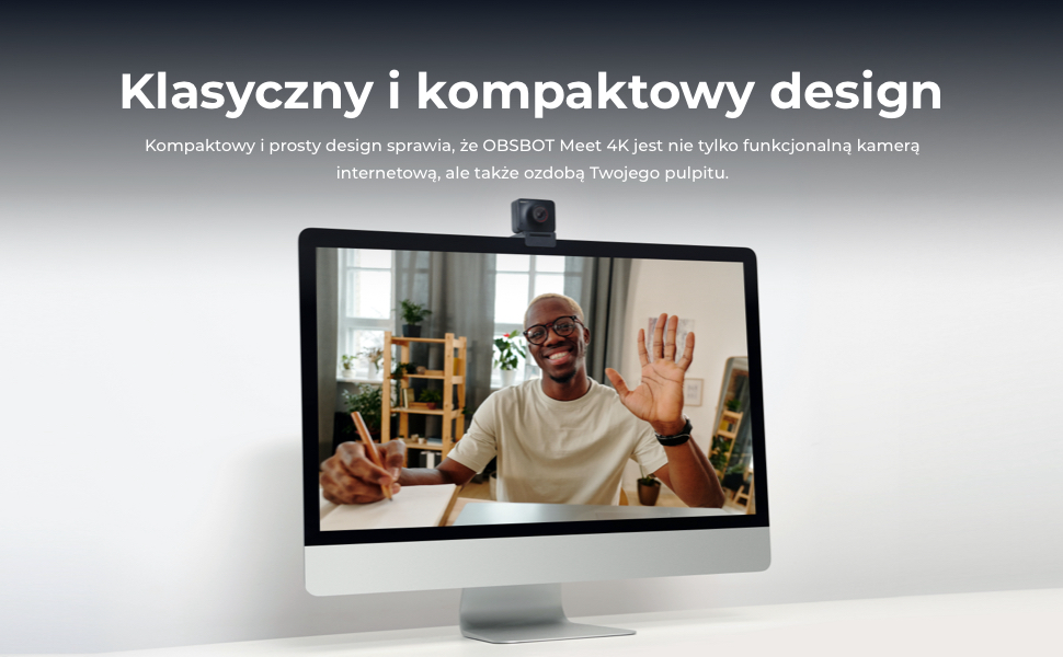 OBSBOT MEET AI-Powered 4K Webcam, Video Conference Camera