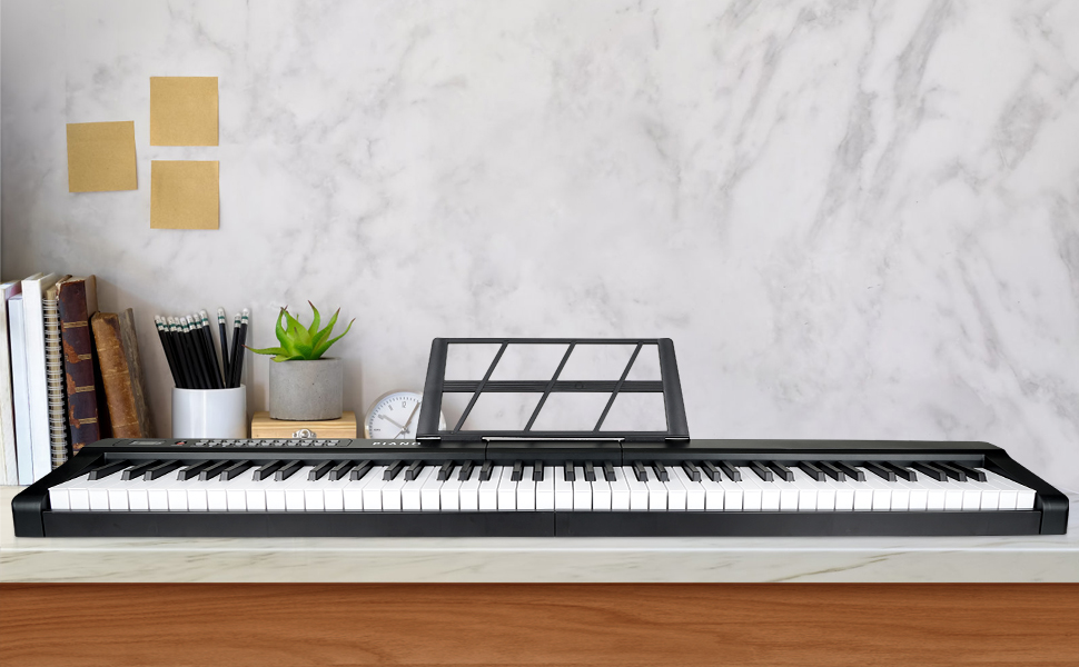Digital Piano 88 Key Beginner Electric Keyboard,Full Size