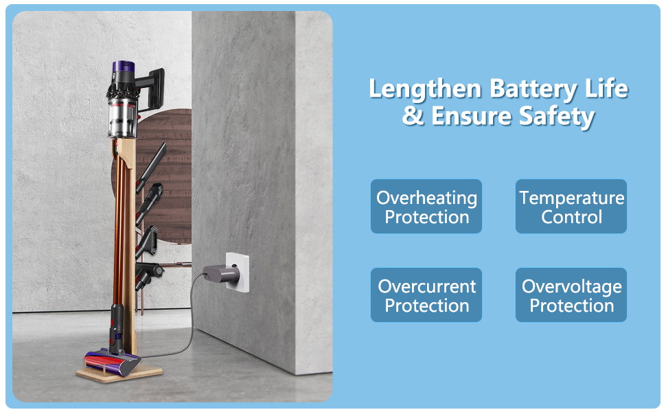 Chargeur d'aspirateur pour Dyson V10 V11 V12 V15