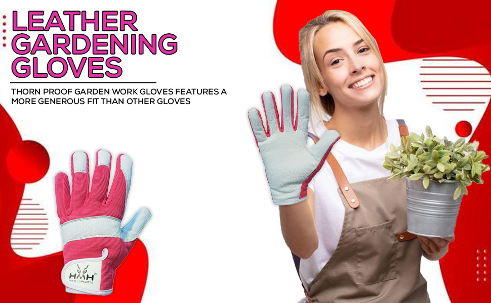 Leather Gardening Gloves For Women And Men