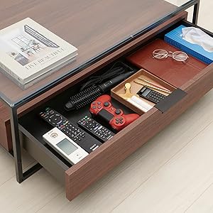 Amazon.co.jp: パモウナ(Pamouna) リビングテーブル IR 木製天板