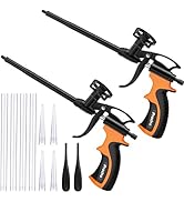 2 PCS Spray Foam Gun, Preciva Upgrade Pu Expanding Foaming Gun Professional Caulking Gun Insulati...
