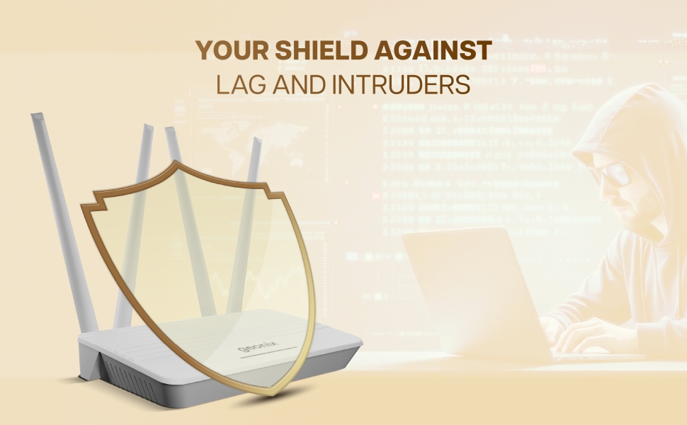 Geonix WiFi Router (Secured and faster)