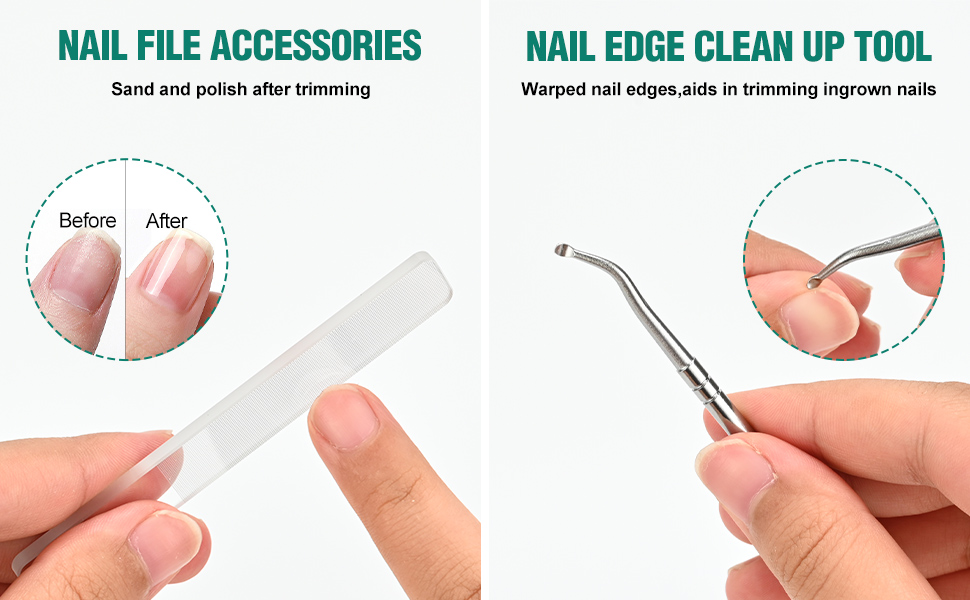 wide jaw toenail clippers