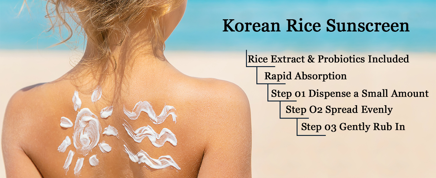 구호 태양 유기 한국 선 스크린 SPF50+