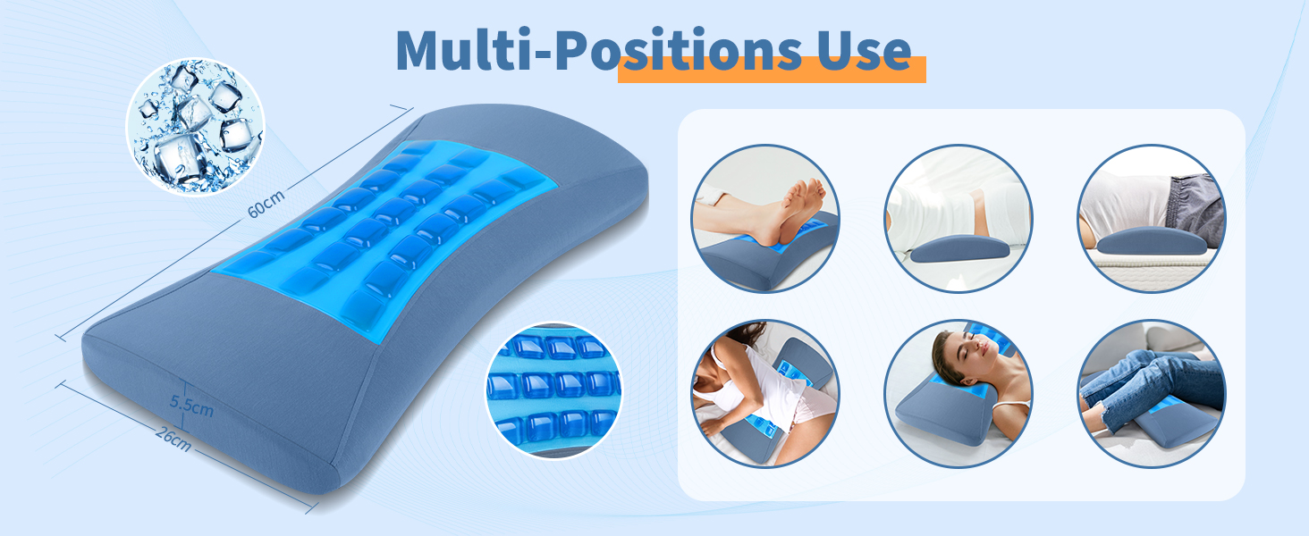 Lumbar Support Pillow for Bed