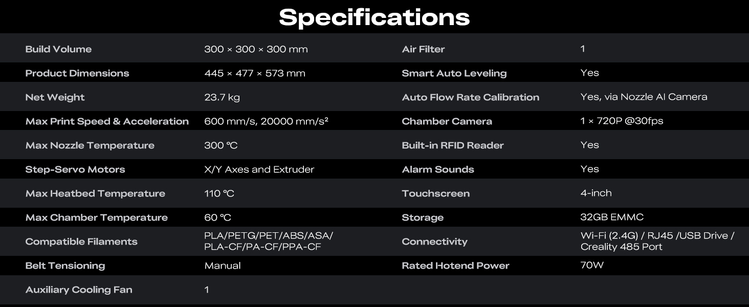 k2 pro combo 3d printer