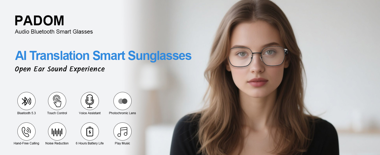 UF-11 Smart AI Translation Glasses for women & men