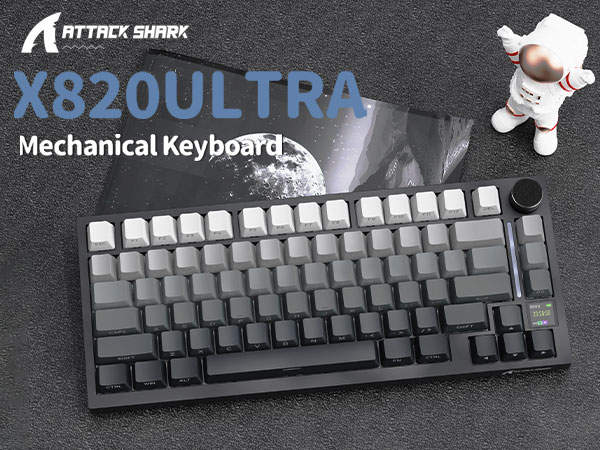 MAMBASNAKE × ATTACK X820 ULTRA キーボード Amazon | MAMBASNAKE×ATTACK SHARK X820ULTRA カスタム