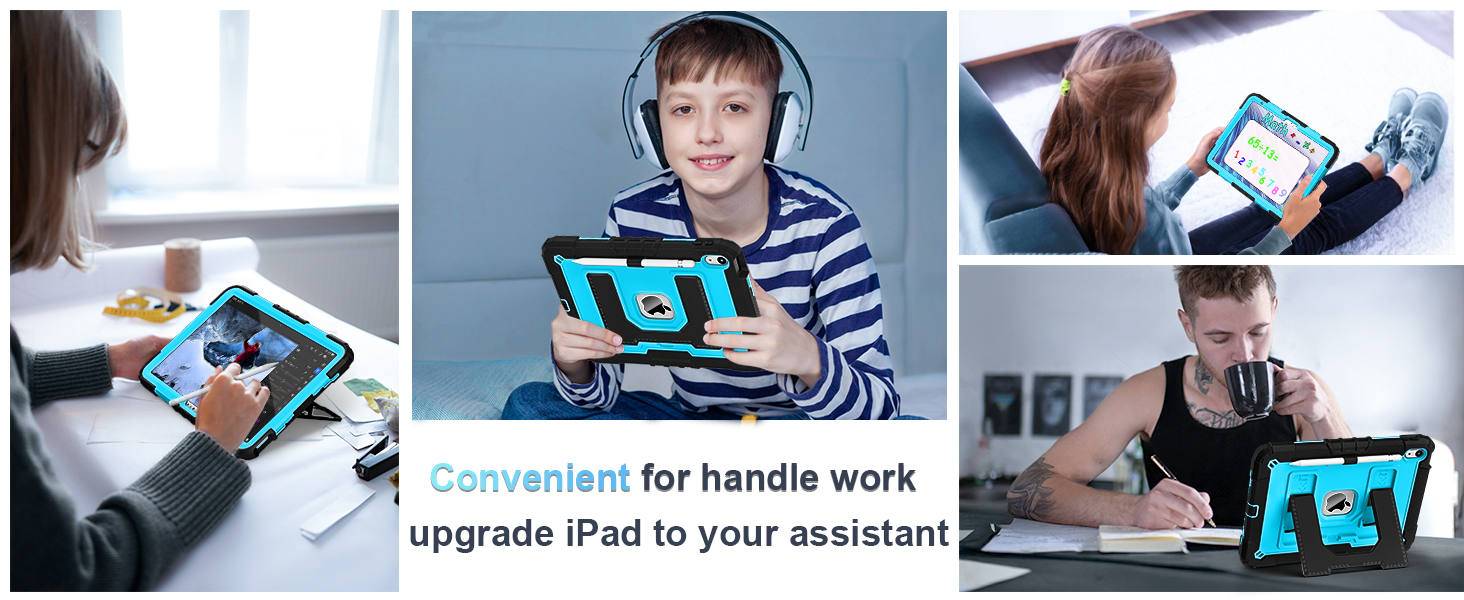 WESOROL CASE for iPad 11 Inch (A16) 11th /10th Generation 10.9 Inch Kids