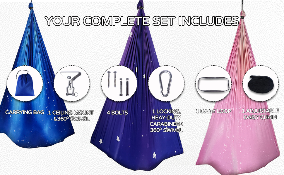 sensory swing blue