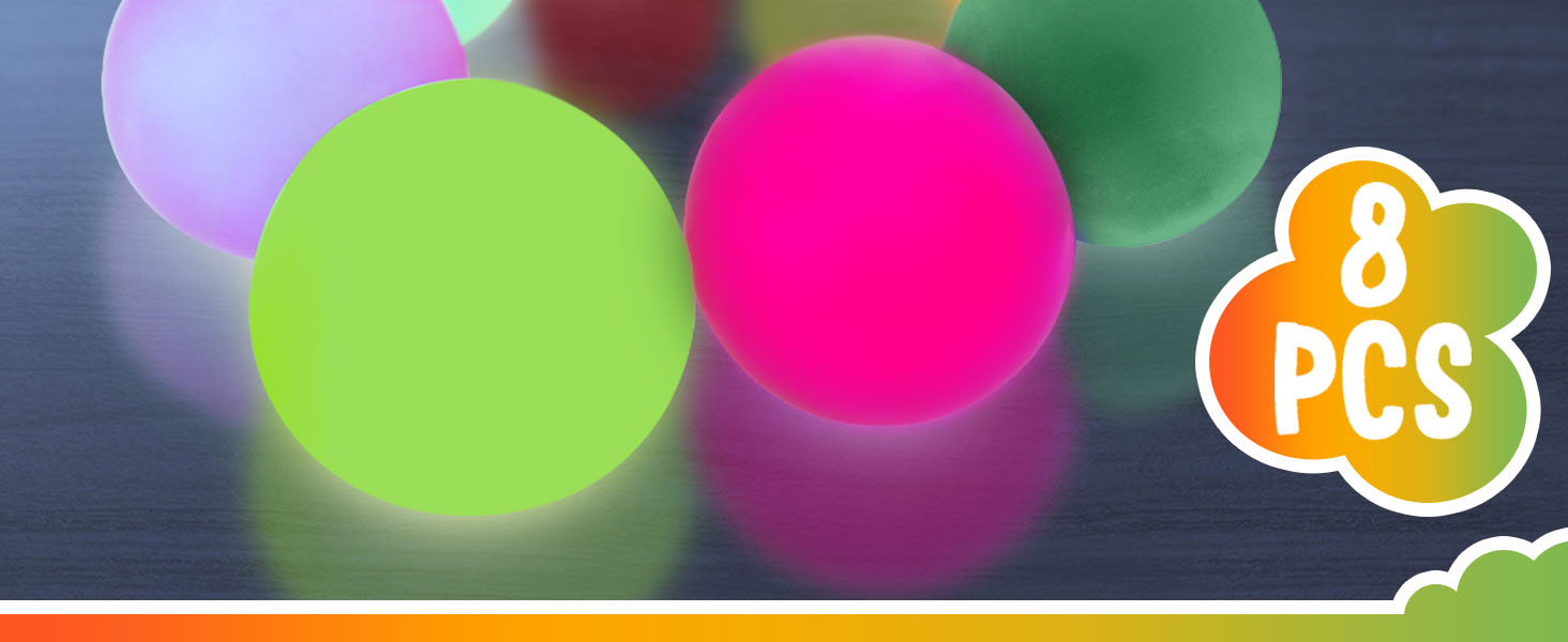 colorful balls kids anxiety relief for school colorful glowing ceiling balls stress toys adults