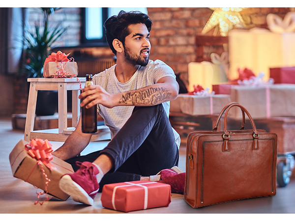 Amazon.co.jp: [バンニュス] ビジネスバッグ メンズ 本革 トートバッグ