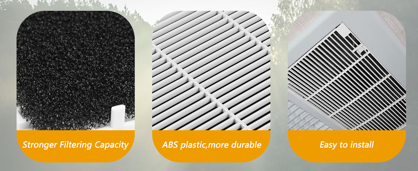 2 RV A/C Ducted Air Grille Replacement Compatible with