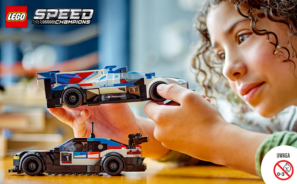 LEGO Speed Champions Samochody wyścigowe BMW M4 GT3 & BMW M Hybrid