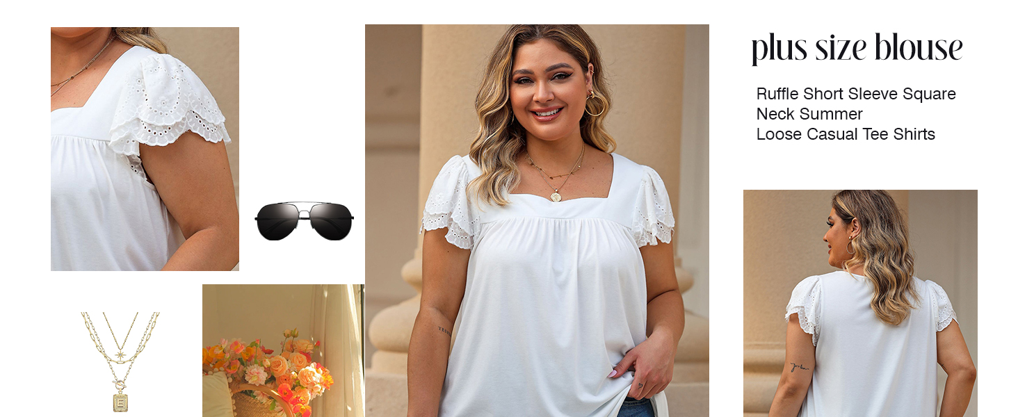 plus size tunic tops