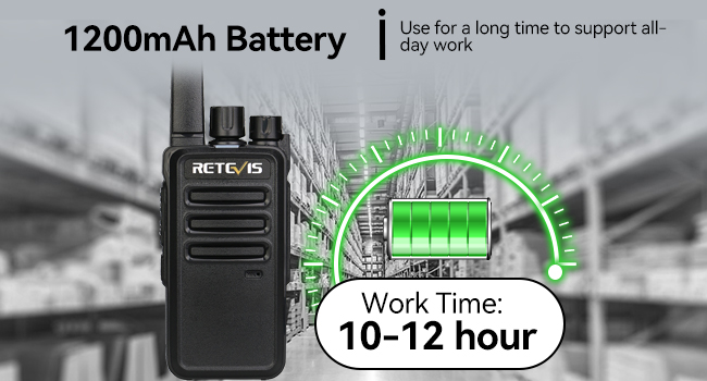 rechargeable walkie talkies