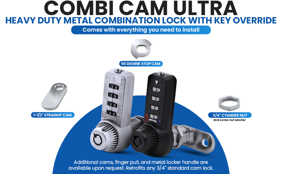 CombiCam Ultra Lock Cylinder Combination Padlocks