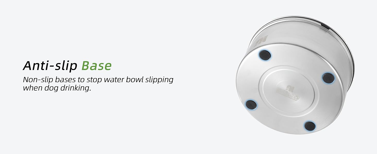 no spill water bowl for dog