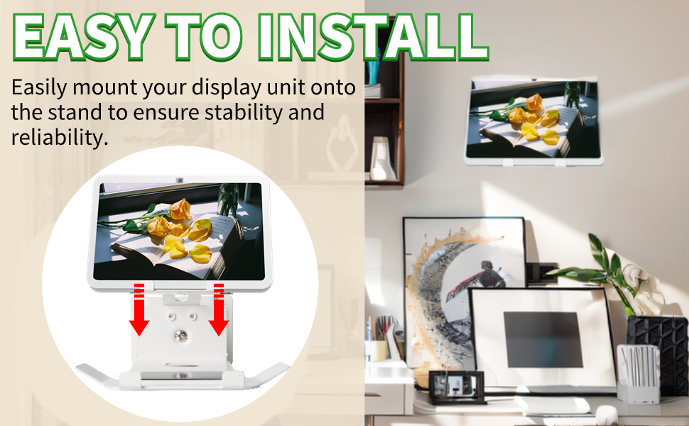 shinar Metal Wall Mount for Echo Show 8 (3rd Generation)