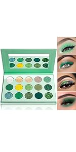 Green Eyeshadow Palette