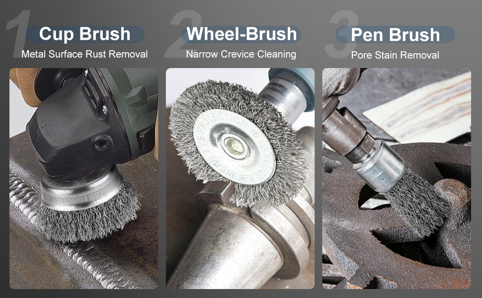 drill wire brush set