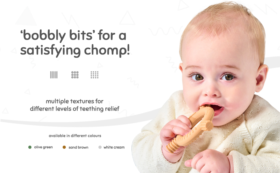 Baby Nom ® Teething Toys for Baby 3 Months and Up 100 BPAFree Food