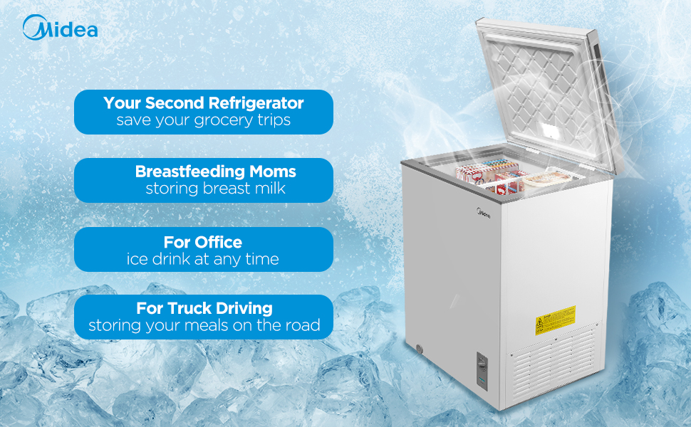 midea mini freezer