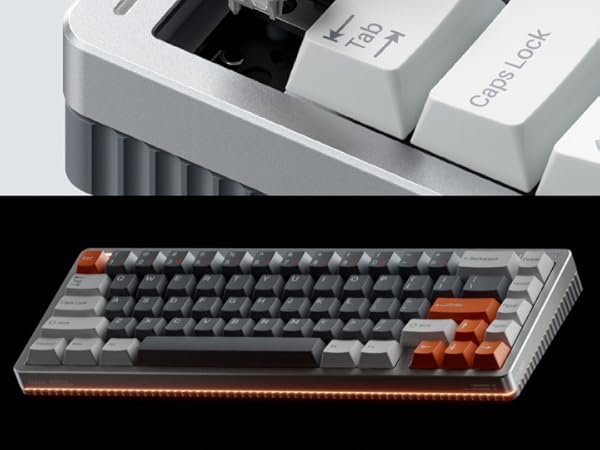 Amazon.com: nuphy Halo65 HE Rapid Trigger Gaming Keyboard