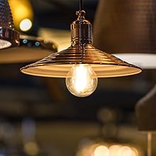 フィラメント電球　天井照明　間接照明