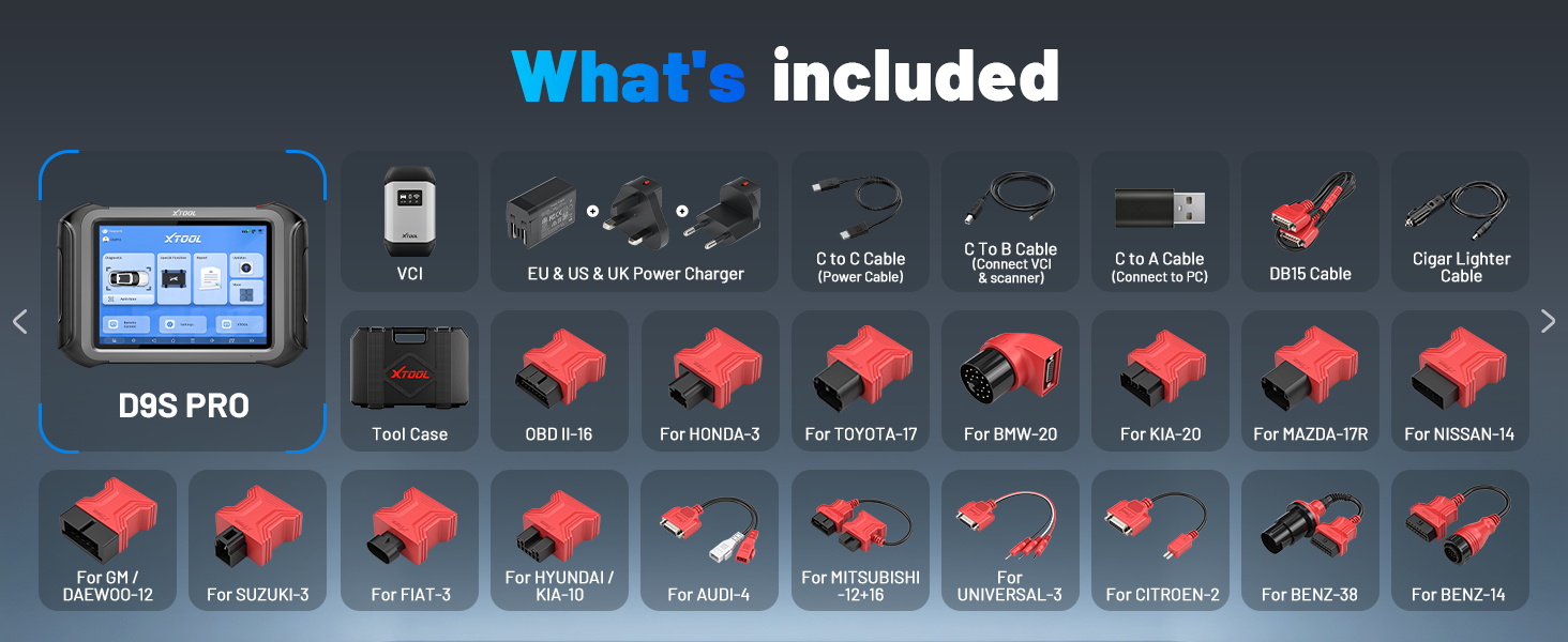 xtool d9s pro high-end automotive scan tool