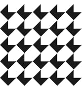 STICKEEP Black and White Geometric Wallpaper Modern Checkered Geometric Peel and Stick Wallpaper ...