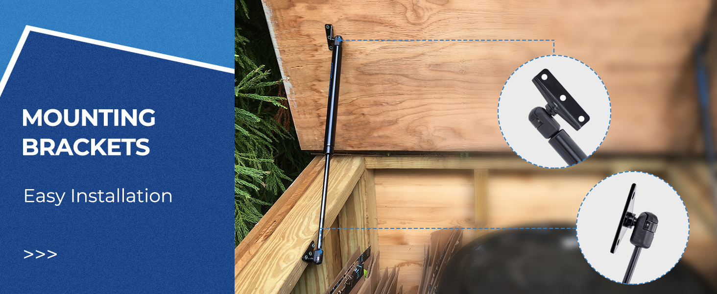 10MM Ball Stud Mounting Bracket for Gas Struts Lift Supports Shocks