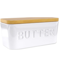 Porta burro con coperchio in bambù