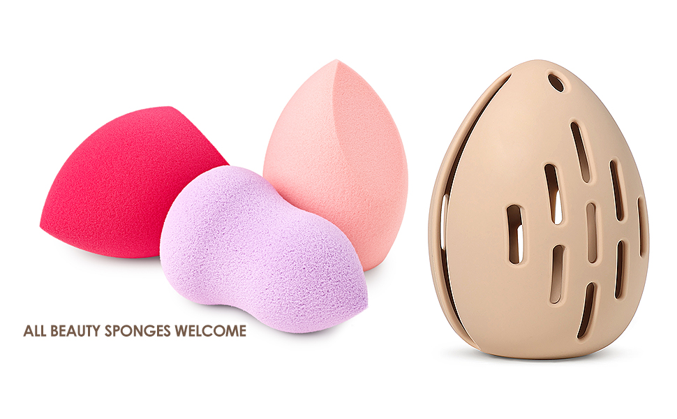 Makeup Sponge Holder, DYRENAC Breathable Beauty Blender