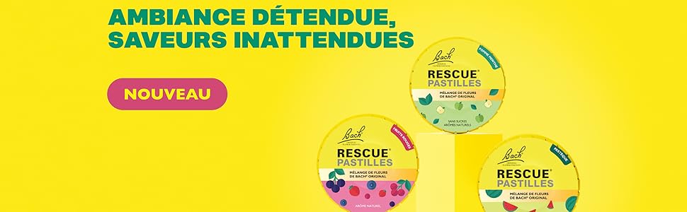 rescue, fleurs de bach, pastille, bonbon, régime, arret tabac, sevrage, peur de craquer, sans sucre