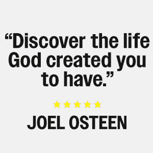 "Discover the life God created you to have."