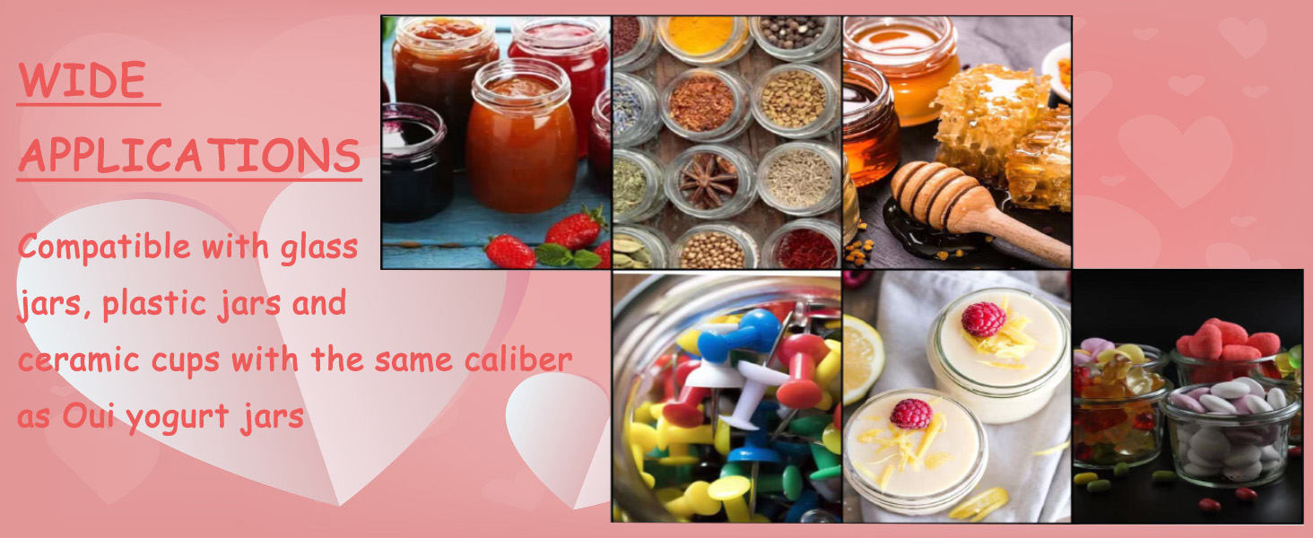 Oui Yogurt Jar Lids 8 pack Oui Lids for Yoplait Yogurt