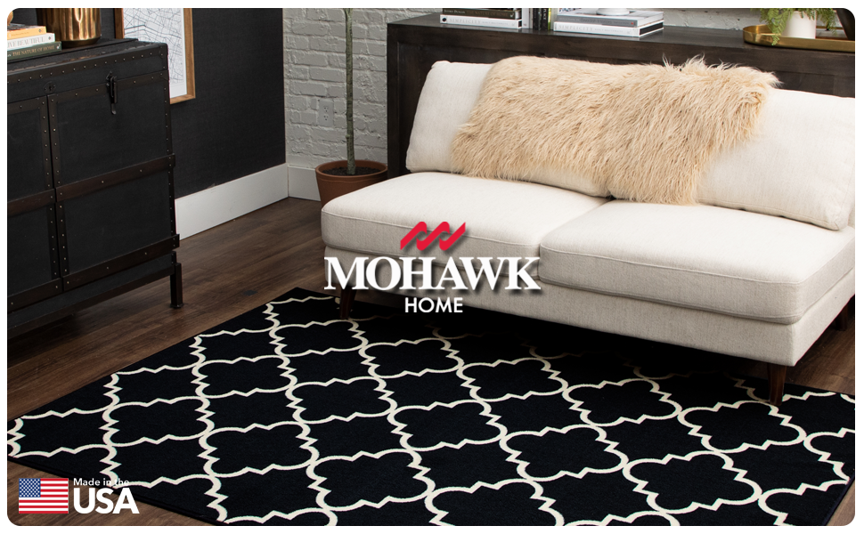 Mohawk Home Soho Fancy Trellis Geometric Lattice Area Rug