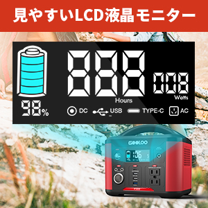 GOOLOO ポータブル電源 大容量　AC300W　83200mAh　防災　防水 61J5DdLu8hL._UF350,350_QL50_.jpg
