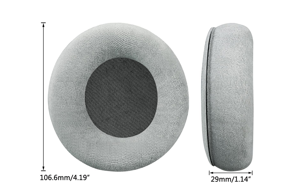 SOULWIT Professional Replacement Earpads Cushions for AKG K701, K702