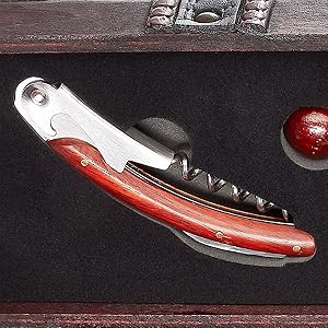 Sommelier Wine Red Wine White Wine Waiter's Knife Bottle Opener Drip Ring Stopper Box Set Bar Accessories