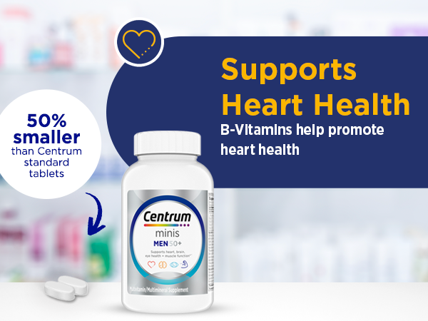 Centrum minis Men 50+ - Supports Heart Health