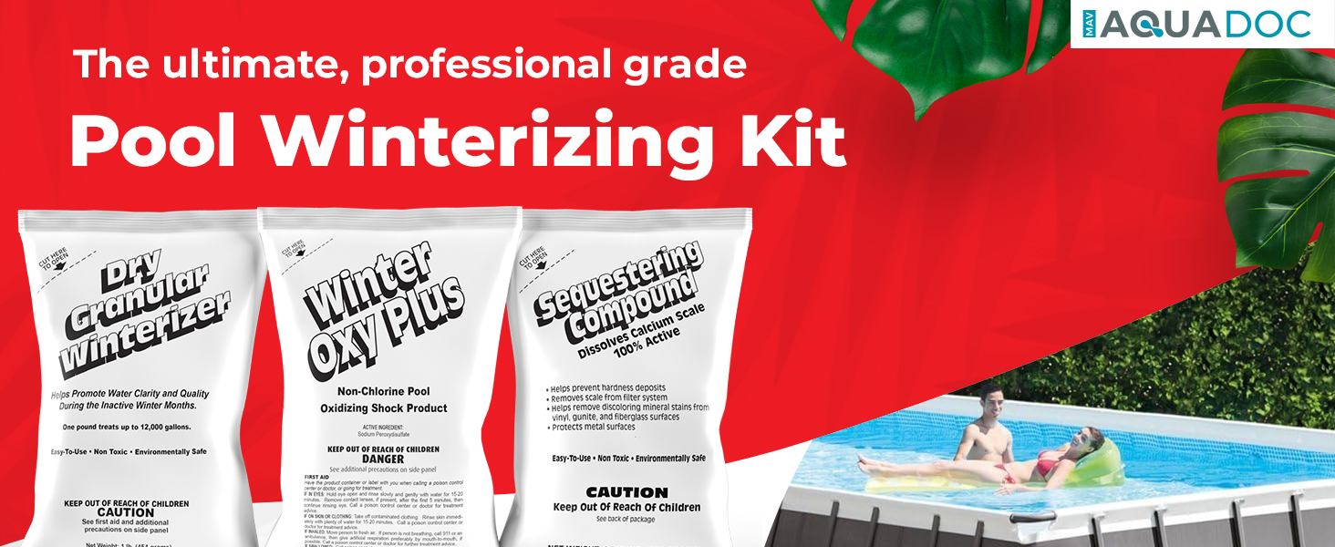 Pool Winterizing Kit for Above Ground Pool and inground