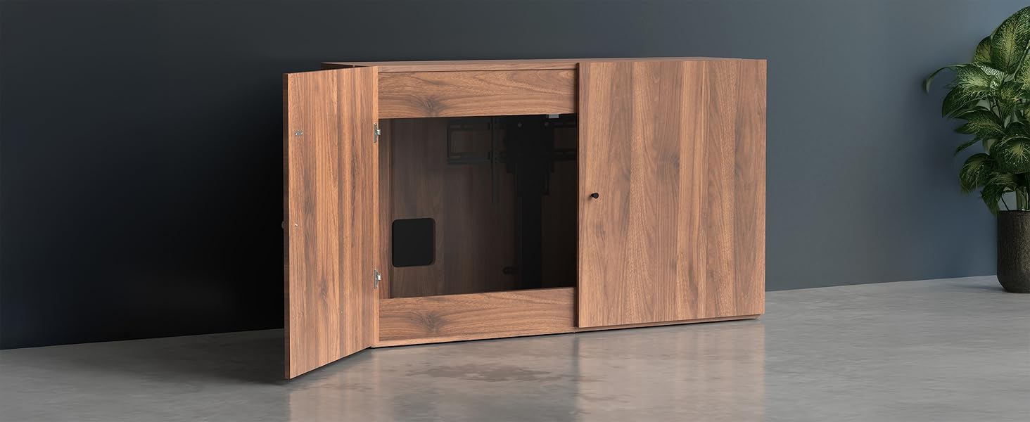 walnut finish