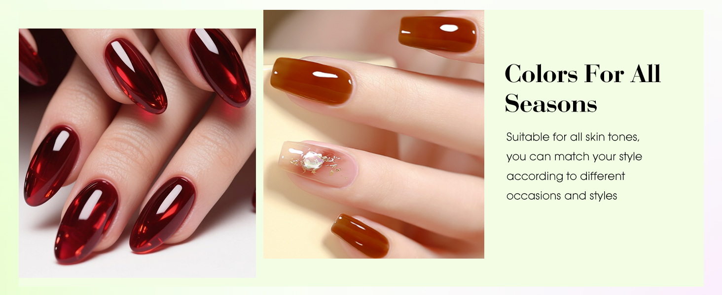 gel nail polish set