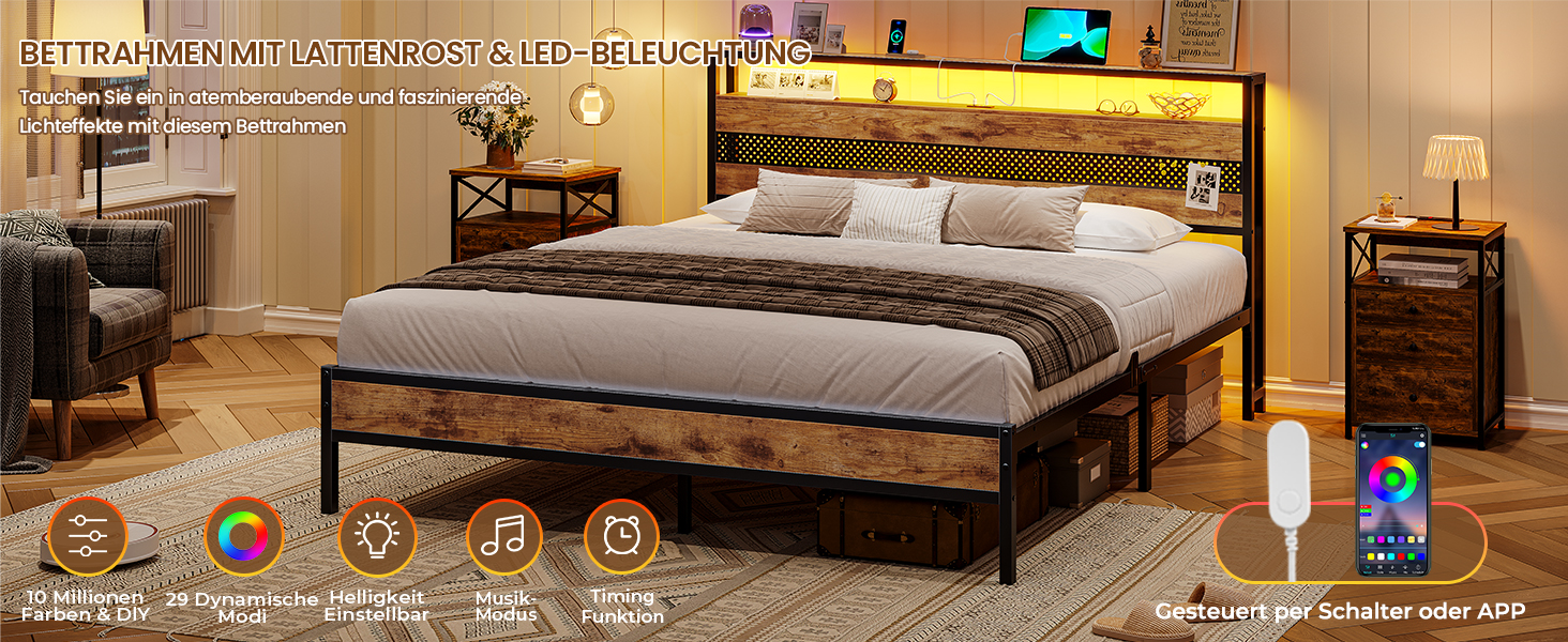 Bettgestell 140 x 200