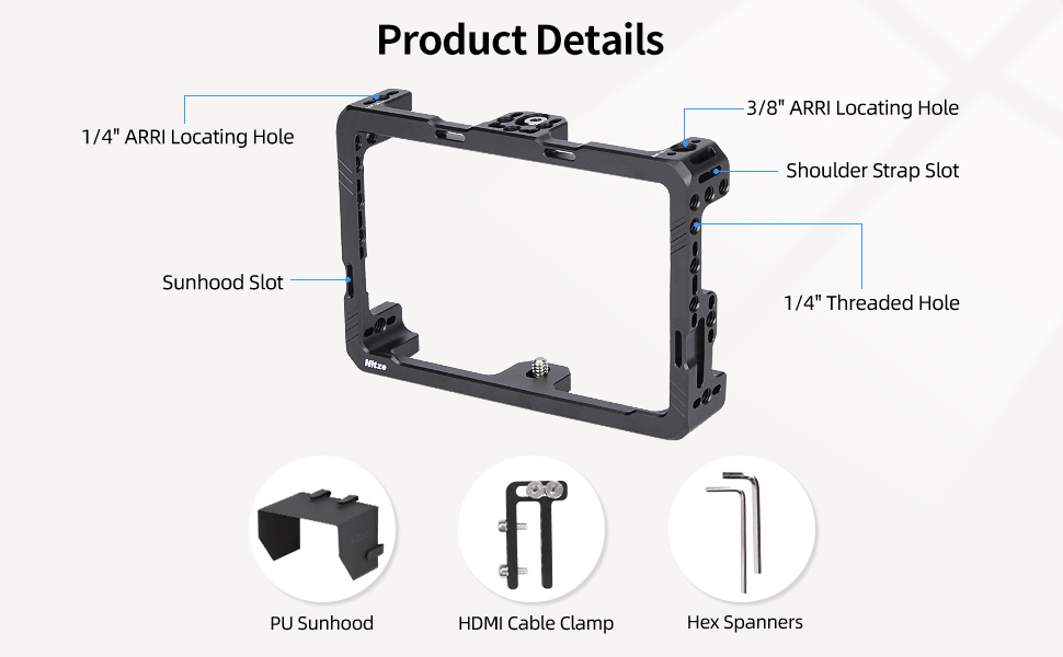 Feelworld F5 PRO/F5 PROX /F6 PLUS/ F6 PLUSX monitor cage
