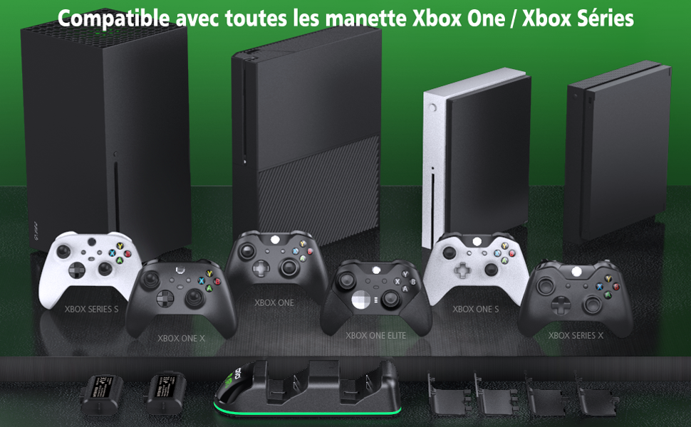 chargeur manette noir